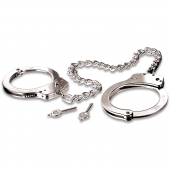 Металлические наручники Metal Leg Cuffs - Pipedream - купить с доставкой в Батайске