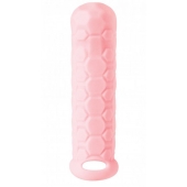 Розовый фаллоудлинитель Homme Long - 15,5 см. - Lola Games - в Батайске купить с доставкой