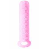 Розовый фаллоудлинитель Homme Long - 13,5 см. - Lola Games - в Батайске купить с доставкой