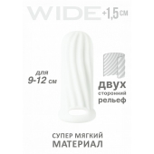 Белый фаллоудлинитель Homme Wide - 11 см. - Lola Games - в Батайске купить с доставкой