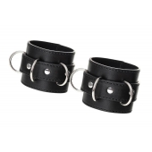 Черные наручники Anonymo на сцепке - ToyFa - купить с доставкой в Батайске