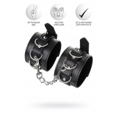 Черные оковы Anonymo из искусственной кожи - ToyFa - купить с доставкой в Батайске