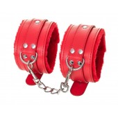 Красные оковы Anonymo из искусственной кожи - ToyFa - купить с доставкой в Батайске