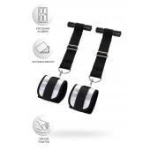 Черно-серебристые фиксаторы для рук на дверь Anonymo - ToyFa - купить с доставкой в Батайске