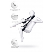 Черные кожаные стропы для фиксации Anonymo - ToyFa - купить с доставкой в Батайске