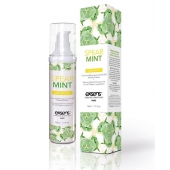 Разогревающее массажное масло Gourmet Spearmint Organic с органическими ингредиентами - 50 мл. - Exsens - купить с доставкой в Батайске