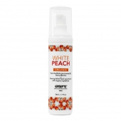 Разогревающее массажное масло Gourmet White Peach Organic с органическими ингредиентами - 50 мл. - Exsens - купить с доставкой в Батайске