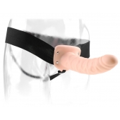 Полый страпон 8  Hollow Strap-On телесного цвета - 19 см. - Pipedream - купить с доставкой в Батайске