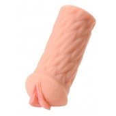 Телесный реалистичный мастурбатор-вагина Elegance.005 с вибрацией - KOKOS - в Батайске купить с доставкой