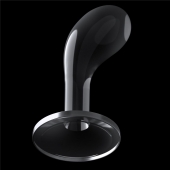Прозрачный стимулятор простаты Flawless Clear Prostate Plug - 15 см. - Lovetoy - в Батайске купить с доставкой