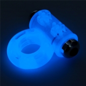 Голубое, светящееся в темноте эрекционное виброкольцо Lumino Play Vibrating Penis Ring - Lovetoy - в Батайске купить с доставкой