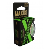 Презервативы в пластиковом кейсе MAXUS AIR Mixed - 3 шт. - Maxus - купить с доставкой в Батайске