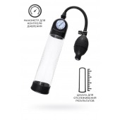 Прозрачная механическая помпа Roald с манометром - Sexus - в Батайске купить с доставкой