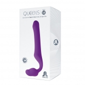 Лиловый безремневой страпон Queens M - Adrien Lastic - купить с доставкой в Батайске
