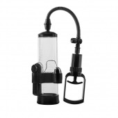 Прозрачная вакуумная помпа с вибрацией Vibrating Penis Pump - Dream Toys - в Батайске купить с доставкой
