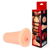 Реалистичный мастурбатор-вагина телесного цвета с вибрацией - Bior toys - в Батайске купить с доставкой