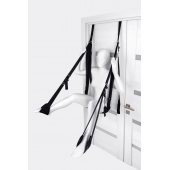 Черные секс-качели на дверь Anonymo №0505 - ToyFa - купить с доставкой в Батайске