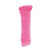 Розовая веревка для связывания Sweet Caress Rope - 10 метров - Sweet Caress - купить с доставкой в Батайске