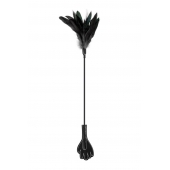 Двусторонний стек-щекоталка Sweet Caress Feather Whip - 58 см. - Sweet Caress - купить с доставкой в Батайске