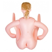 Надувная секс-кукла с реалистичной головой и поднятыми ножками - ToyFa - в Батайске купить с доставкой