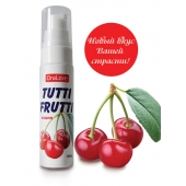 Гель-смазка Tutti-frutti с вишнёвым вкусом - 30 гр. - Биоритм - купить с доставкой в Батайске