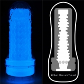 Светящийся в темноте мастурбатор Lumino Play Masturbator Ribbed - Lovetoy - в Батайске купить с доставкой