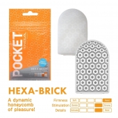 Карманный мастурбатор HEXA-BRICK - Tenga - в Батайске купить с доставкой