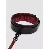 Стильный ошейник с поводком Reversible Faux Leather Collar and Lead - Fifty Shades of Grey - купить с доставкой в Батайске