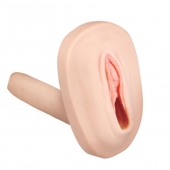 Мастурбатор-вагина с вибрацией и выносным пультом управления REALSTUFF SMOOTH   BALD - Dream Toys - в Батайске купить с доставкой