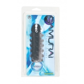 Дымчатая стимулирующая насадка с закрытой головкой SAMURAI PENIS SLEEVE BLACK - 14,5 см. - NMC - в Батайске купить с доставкой