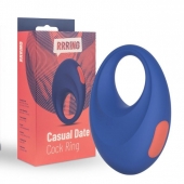 Синее эрекционное кольцо RRRING Casual Date Cock Ring - FeelzToys - в Батайске купить с доставкой