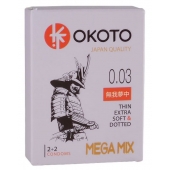 Набор из 4 презервативов OKOTO MegaMIX - Sitabella - купить с доставкой в Батайске