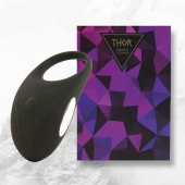 Черное эрекционное виброкольцо Thor Cockring - FeelzToys - в Батайске купить с доставкой