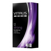 Презервативы с утолщённой стенкой VITALIS PREMIUM strong - 12 шт. - Vitalis - купить с доставкой в Батайске