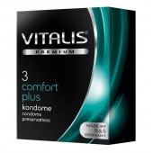 Контурные презервативы VITALIS PREMIUM comfort plus - 3 шт. - Vitalis - купить с доставкой в Батайске