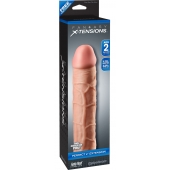 Телесная насадка Fantasy X-tensions Perfect 2  Extension - 20,3 см. - Pipedream - в Батайске купить с доставкой