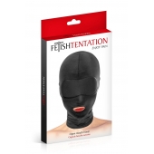 Сплошная маска на голову с прорезью для рта - Fetish Tentation - купить с доставкой в Батайске