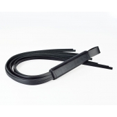 Черная кожаная плеть  Клео  - 60 см. - Sitabella - купить с доставкой в Батайске