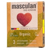 Экологически чистые презервативы Masculan Organic - 3 шт. - Masculan - купить с доставкой в Батайске