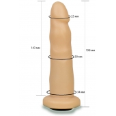 Телесная насадка Harness - 15,8 см. - LOVETOY (А-Полимер) - купить с доставкой в Батайске