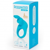 Голубое эрекционное виброкольцо Happy Rabbit Rechargeable Rabbit Cock Ring - Happy Rabbit - в Батайске купить с доставкой