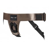 Бронзовый пояс для насадок Curious Harness - Strap-on-me - купить с доставкой в Батайске