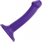 Фиолетовый фаллоимитатор-насадка Strap-On-Me Dildo Dual Density size S - 17 см. - Strap-on-me - купить с доставкой в Батайске