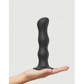 Черная насадка Strap-On-Me Dildo Geisha Balls size XL - Strap-on-me - купить с доставкой в Батайске