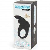 Черное эрекционное виброкольцо Happy Rabbit Rechargeable Rabbit Cock Ring - Happy Rabbit - в Батайске купить с доставкой