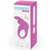 Фиолетовое эрекционное виброкольцо Happy Rabbit Rechargeable Rabbit Cock Ring - Happy Rabbit - в Батайске купить с доставкой