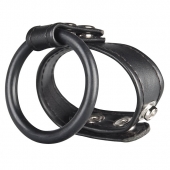Двойное кольцо выносливости на пенис DUAL STAMINA RING - BlueLine - в Батайске купить с доставкой