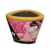Массажная свеча Rose Petals с ароматом розы - 170 мл. - Shunga - купить с доставкой в Батайске