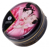 Массажная свеча Rose Petals с ароматом розы - 30 мл. - Shunga - купить с доставкой в Батайске