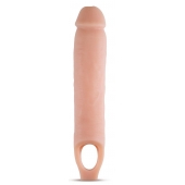 Телесная насадка на пенис 11.5 Inch Cock Sheath Penis Extender - 29,2 см. - Blush Novelties - в Батайске купить с доставкой